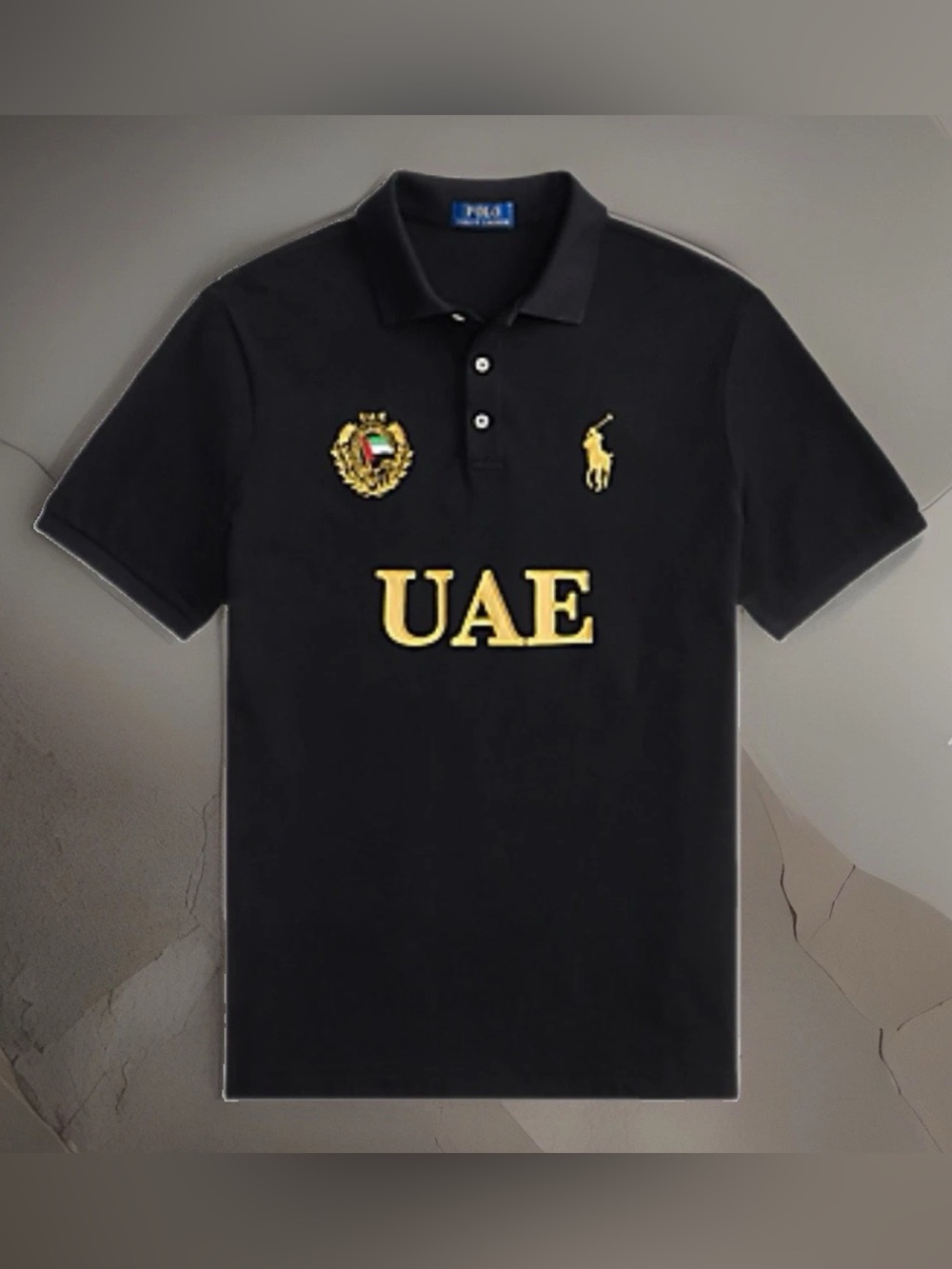 Polo Ralph Lauren UAE Crest 2026 World Cup Mesh Polo Shirt
